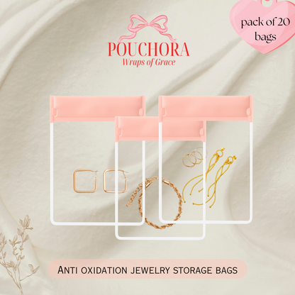 POUCHORA - ANTI - OXIDATION JEWELLERY BAGS