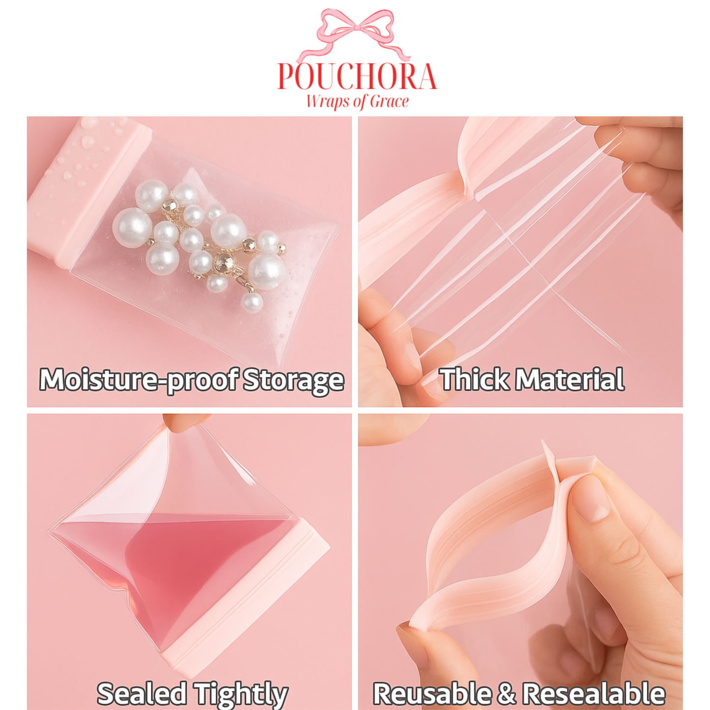 POUCHORA - ANTI - OXIDATION JEWELLERY BAGS