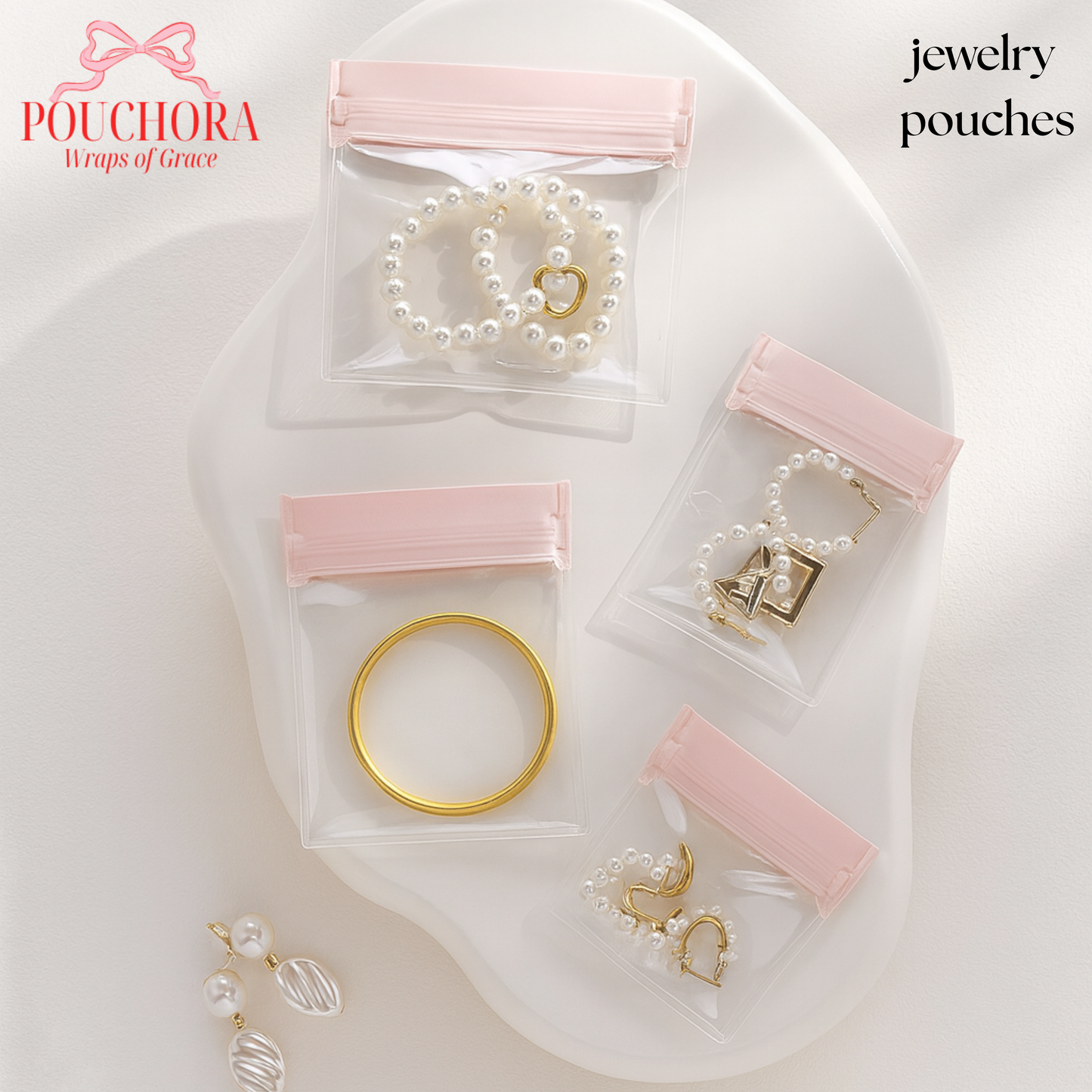 POUCHORA - ANTI - OXIDATION JEWELLERY BAGS