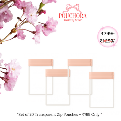POUCHORA - ANTI - OXIDATION JEWELLERY BAGS