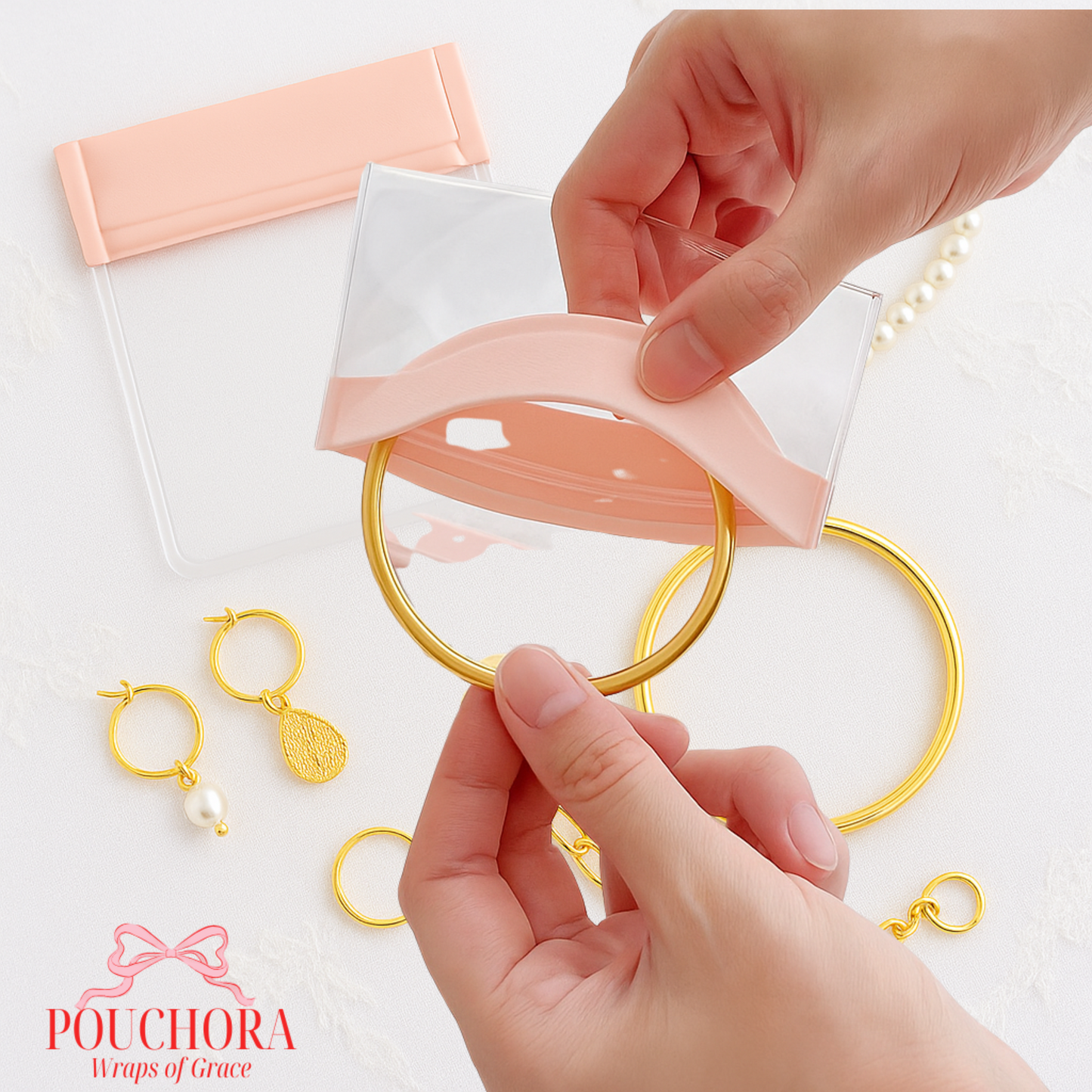 POUCHORA - ANTI - OXIDATION JEWELLERY BAGS