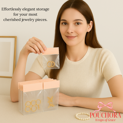 POUCHORA - ANTI - OXIDATION JEWELLERY BAGS